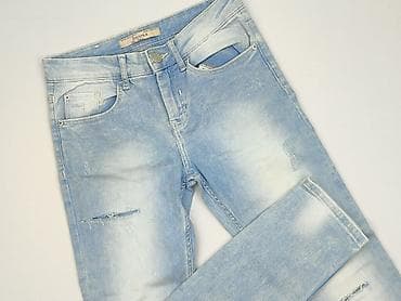 jeansy m: Bershka, Jeansy damskie, rozmiar 2XS — 2