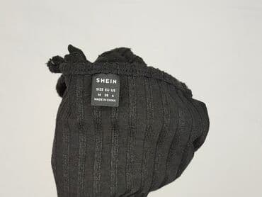 bluzki z odkrytymi ramionami czarne: Shein, Top damski, M — 4