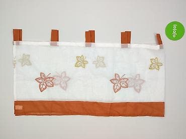 pink candles: Firanka panelowa z haftem liści – na szelkach - Delikatna — 2