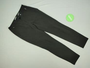 srebrny top h m: H&M, Spodnie materiałowe damskie, M — 2