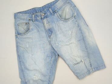 przecierane jeansy: Wam Denim, Szorty dla mężczyzn, rozmiar M — 1