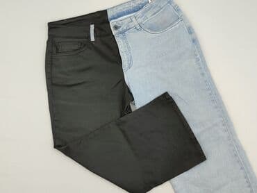 legginsy lateksowe z wysokim stanem: Jeansy damskie, L — 1