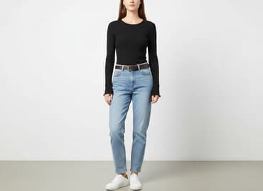 bluzki basic czarne: OPUS, Bluzka damska, rozmiar S — 7