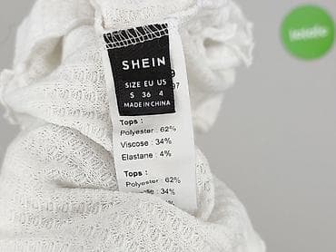 bialy top: Shein, Top damski, rozmiar S — 4