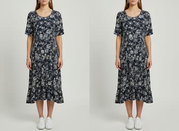 jaki kolor rajstop do granatowej sukienki: Sukienka damska, rozmiar S — 6