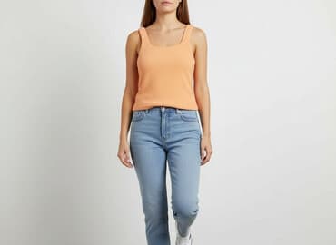 sukienka pomarańczowa zara: Zara, Top damski, rozmiar L — 1