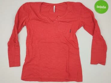 czerwona bluzki z bufkami: Bluzka damska, S — 3