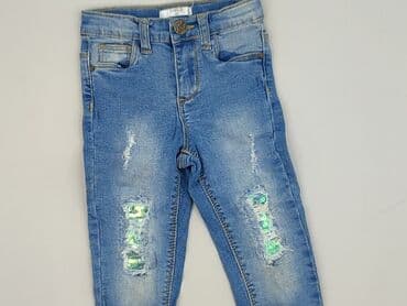 modne sukienki dżinsowe: Jeans, 2-3 years, 92/98, condition - Very good — 1