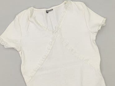 białe koturny sandały ccc: Bluzka damska, rozmiar S — 1