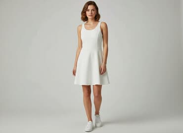 sukienki z rozkloszowanym dołem: H&M, Sukienka damska, rozmiar S — 1
