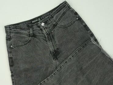 spodnie z wysokim stanem levis: Denim, Jeansy damskie, M — 1