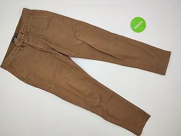 lniane spodnie pull and bear: PULL&BEAR, Spodnie materiałowe damskie, rozmiar M — 2