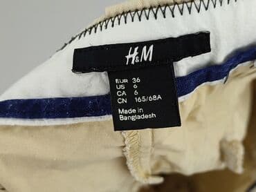 białe spodenki damskie hm: H&M, Szorty damskie, rozmiar S — 4