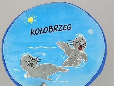 oczy sowy: Poduszka 40 x 40, kolor - Błękitny, stan - Idealny — 4