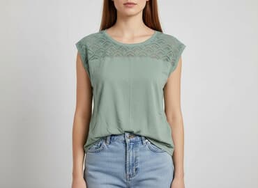 bluzki koronka allegro: Bluzka damska, rozmiar S — 6