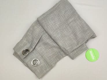 obrus żółty: Zasłona na przelotkach – szara, melanżowa - Typ: zasłona gotowa do — 3