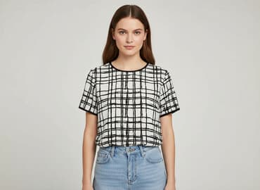 koszulka do garnituru damskiego: Bluzka damska, rozmiar S — 6