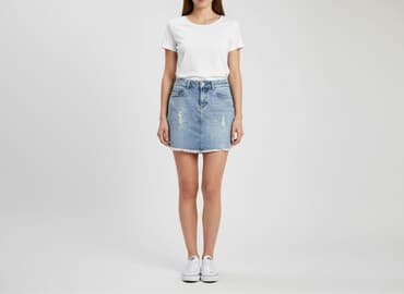 jeansowe spódniczka z guzikami noisy may: Noisy May, Spódnica damska, rozmiar XS — 7