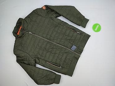 serce: Męska pikowana kurtka Marcus – rozmiar L - Kolor: khaki/oliwkowy z — 2