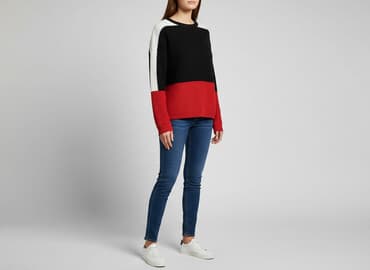 sweter grucha allegro: SZACHOWNICA, Women`s sweater, size One size — 1