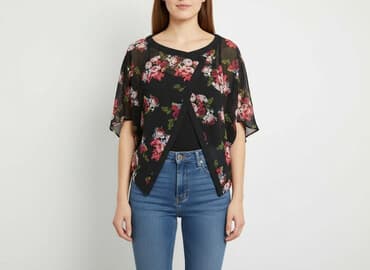 satynowy top pod marynarkę: HailyS, Narzutka damska, XS — 6