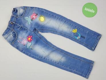 zara spodnie czerwone: Spodnie jeansowe, Next, 4-5 lat, 110, stan - Bardzo dobry — 2