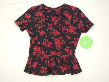 niebieska satynowa sukienka zara: Zara, Bluzka damska, rozmiar M — 3