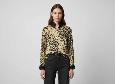 koszula z imitacji skóry zara: Zara, Сорочка жіноча, розмір M — 1