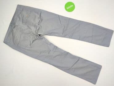 szare jeansy damskie stylizacje: Spodnie materiałowe damskie, rozmiar XL — 3