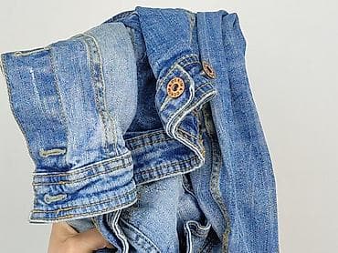 biala kurtka: H&M, Kurtka jeansowa damska, rozmiar L — 6