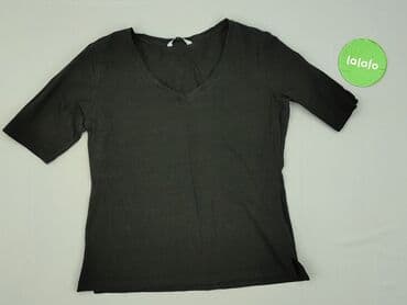 czarne t shirty damskie w serek: Greenpoint, T-shirt damski, rozmiar S — 2