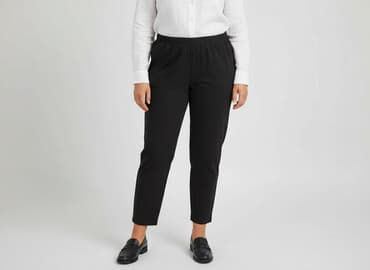 szerokie spodnie pepco: Spodnie materiałowe damskie, rozmiar XL — 7