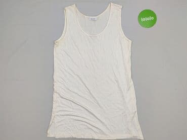 bluzki basic z dekoltem v: Top damski, S — 2