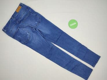 dżinsy ciążowe z dziurami: Denim, Jeansy damskie, rozmiar M — 3