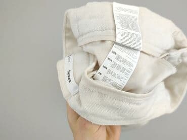 białe spodnie z wysokim stanem sinsay: Spodnie materiałowe damskie, rozmiar S — 5