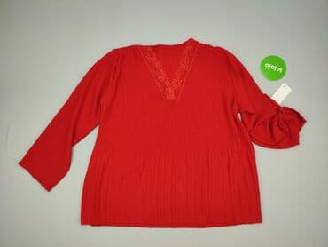 czerwona obcisła sukienka h: Women's blouse, size 2XL (EU 44) — 2