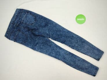 woskowane jeansy z wysokim stanem: Jeansy damskie, rozmiar M — 3