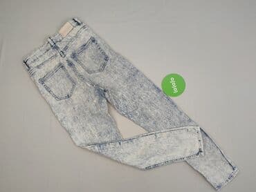 woskowane jeansy z wysokim stanem: Jeansy damskie, rozmiar S — 3