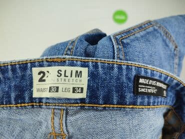 kapcie walkx: DENIM JEANS, Jeansy damskie, rozmiar M — 4