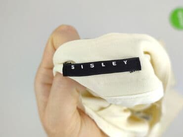 Sisley, Material trousers for women, size M (EU 38) — 4