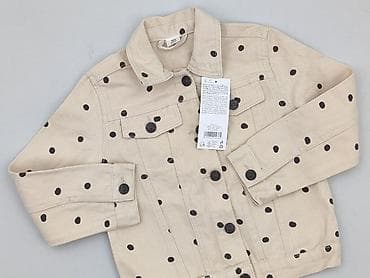 sukienki boho tanio: Dziecięca kurtka jeansowa, 7 lat, 116-122 cm, stan - Idealny — 1