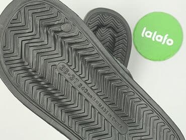 srebrne sandały reserved: Klapki damskie, rozmiar 37 — 6