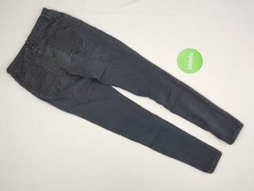 szare jeansy damskie stylizacje: Jeansy damskie, rozmiar S — 4
