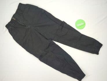 białe cargo bershka: Bershka, Spodnie materiałowe damskie, rozmiar S — 2