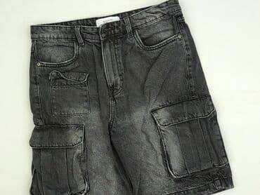 czarne jeansy męskie reserved: Denim, Szorty dla mężczyzn — 1