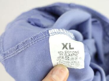 Women: Material trousers for women, size XL (EU 42) — 4