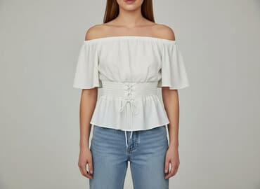 bluzki z odkrytymi ramionami mohito: Bluzka damska, rozmiar S — 6