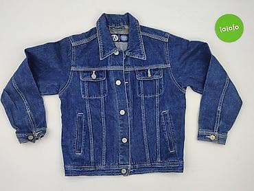 jeansy pull and bear: Dziecięca kurtka jeansowa, 10 lat, 134-140 cm, C&A, stan - Bardzo dobry — 2