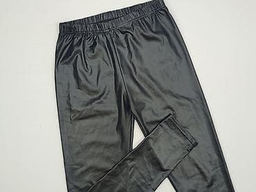 Leggings, Legginsy Ze skóry ekologicznej damskie, rozmiar XL