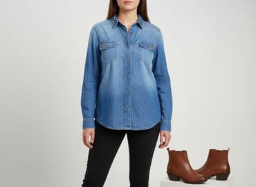 kurtka jeansowa damska next: Next, Koszula damska, rozmiar XL — 6